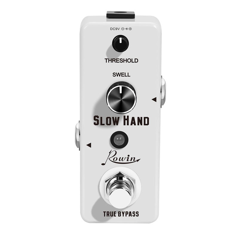 Rowin Digital Slow Hand Guitar Pedal Slow Gear Combine Reverb or Delay for Electric Guitar Bass True Bypass (LEF-326) - Image 1